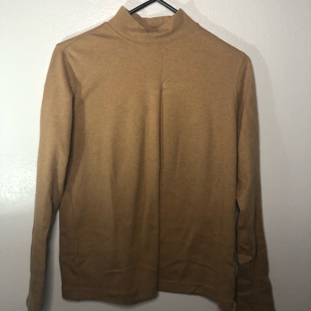 Tan turtle neck